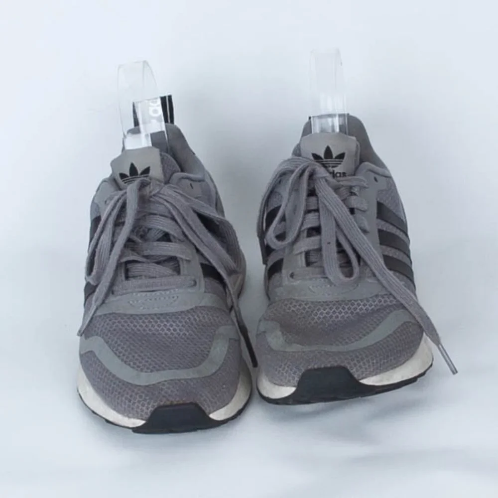 Adidas Multix‎ Mens Grey Black Athletic Sneakers Shoes Size 5.5 Running Outdoors